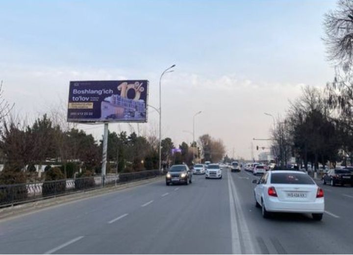 Реклама на билбордах Ташкент. Toshkentda bilbordlarda reklama