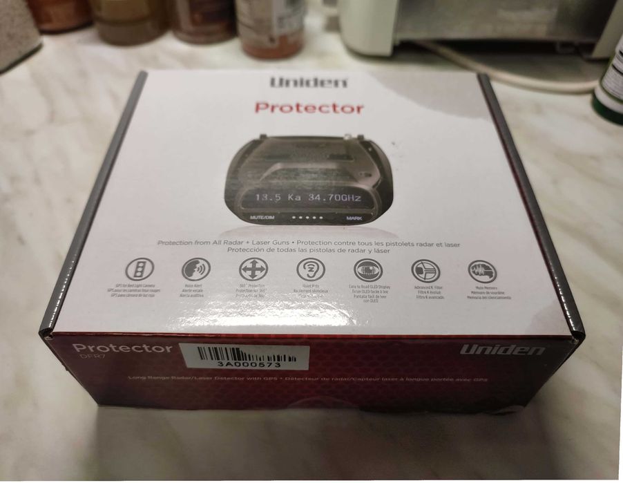 Detector Radar Uniden DFR6 DFR7 DFR8 DFR9 LRD950 gps in cutie