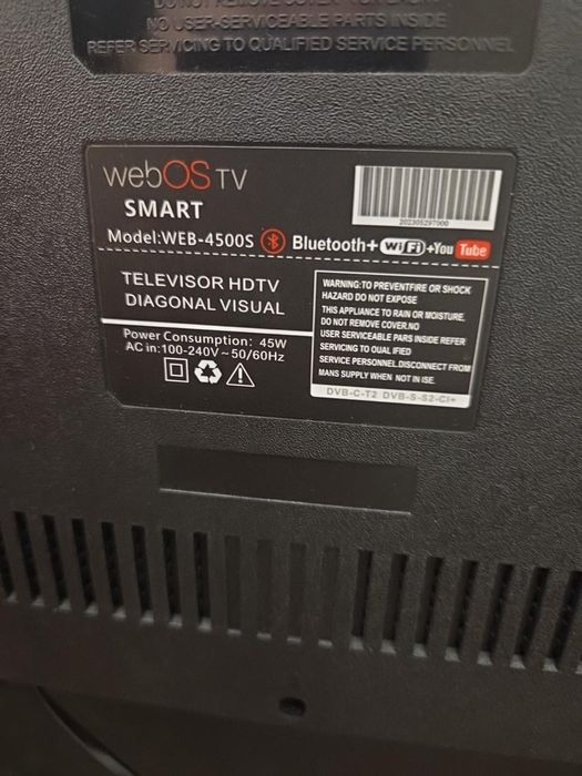 Продается телевизор, Smart TV 43" WebOS
