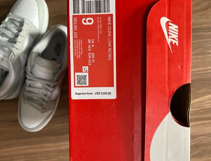 Nike Dunk Low Gri