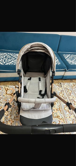 Коляска belecoo серый