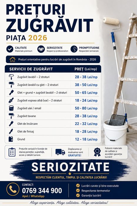 Meseriaș timișoara-lucrator în domeniu de 10 ani