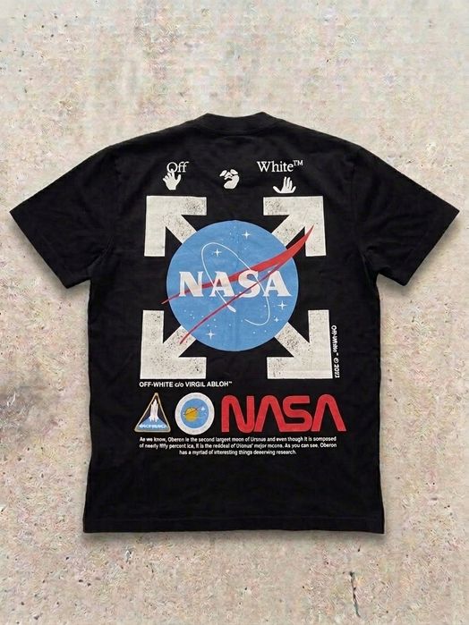 Tricou Off White Nasa Seasonal Large