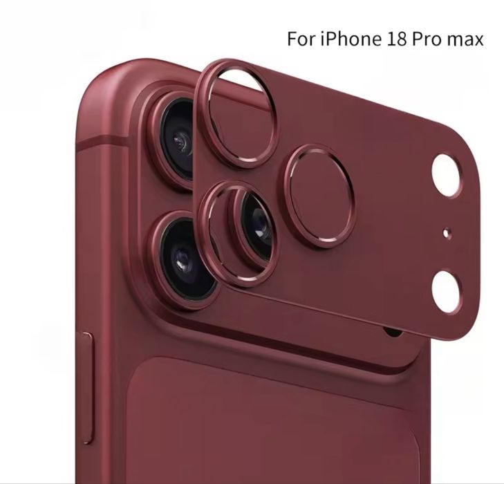 Iphone 17 18 PRO 17 18 PRO MAX Folie Protectie Camera Orange Albastra Argint