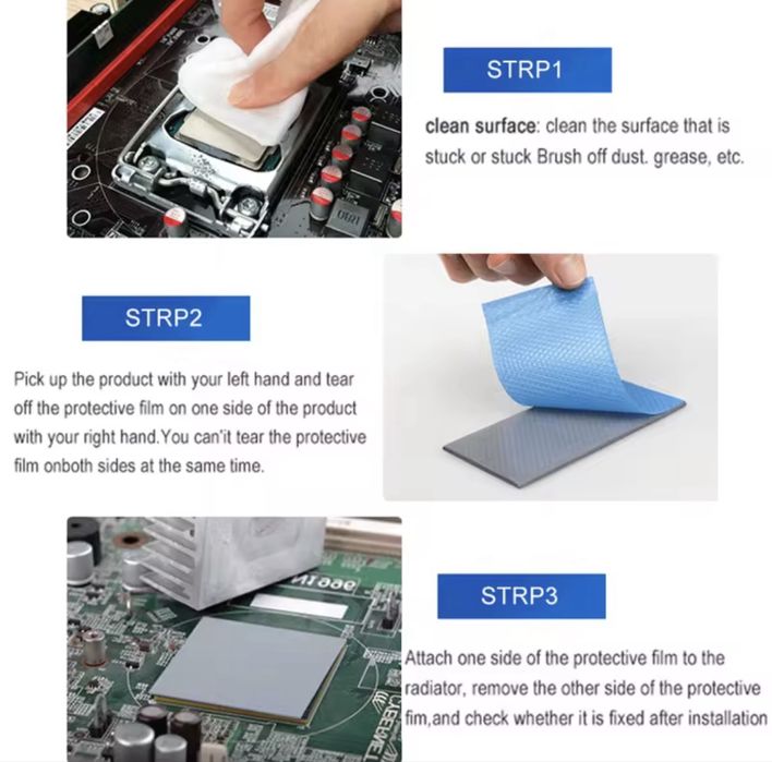 Fehonda Soft Thermal Pads 12.8 W/mK – Високоефективно охлаждане