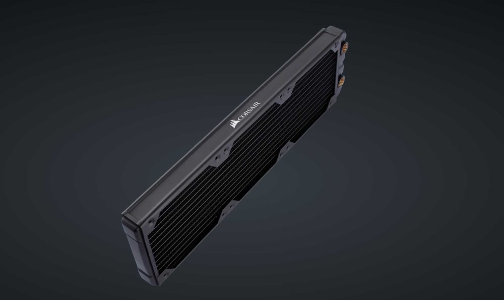 НОВ 360мм меден радиатор Corsair Hydro X Series XR5 за водно охлаждане