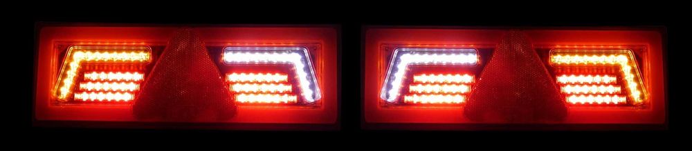 Комплект стопове с неон За Бус,Камион,Тир,Ремарке,Караванa 12 24v