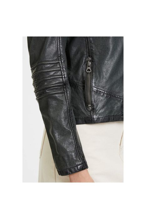 Geaca de Piele Dama Mauritius Verde Inchis GWFlura