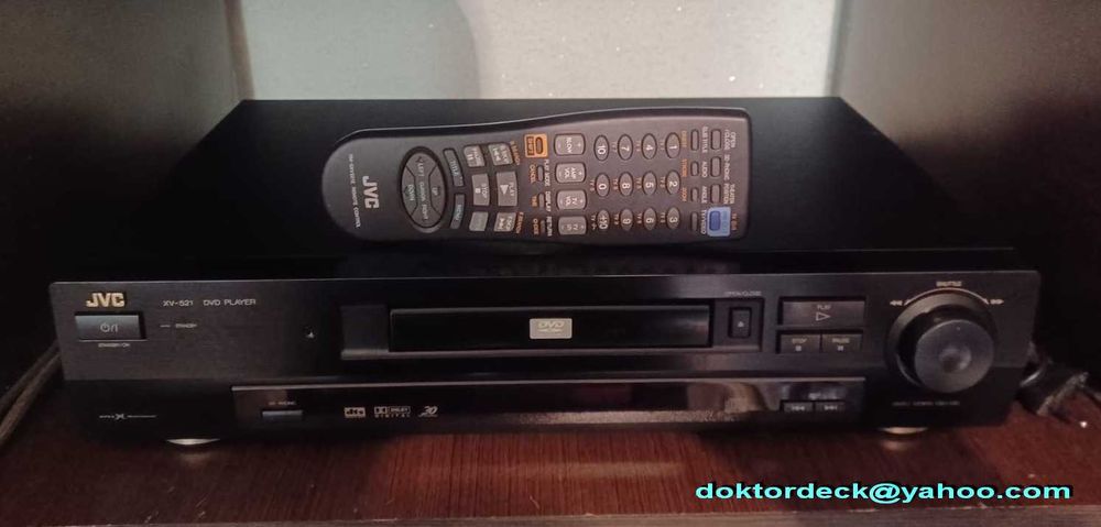 dvd-player JVC XV-521BK cu tel originala