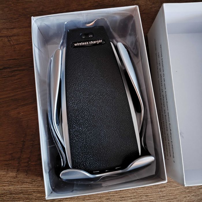 Автоматична стойка с безжично зареждане Car Wireless Charger S5