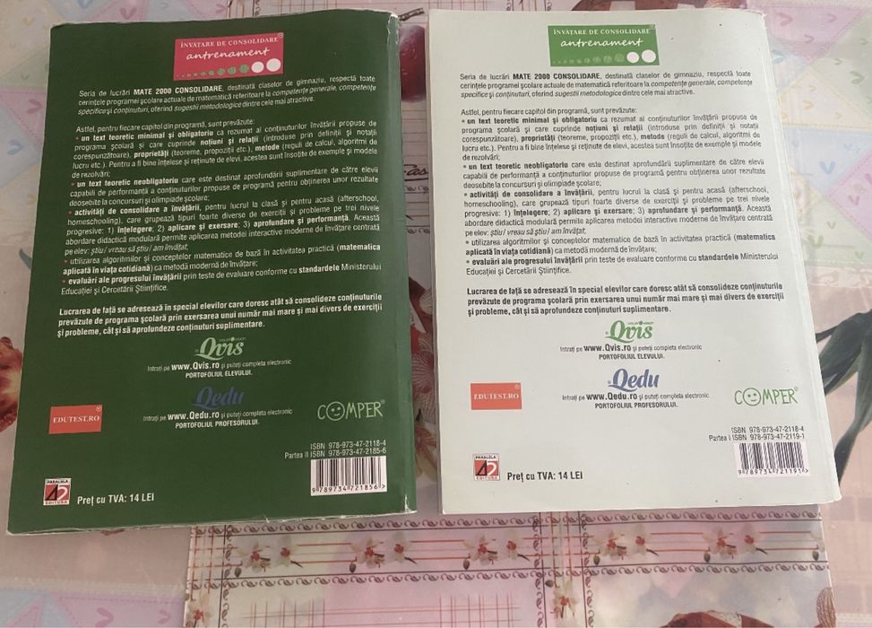 Maria Zaharia, D. Zaharia- Set culegeri matematică clasa a VI-a