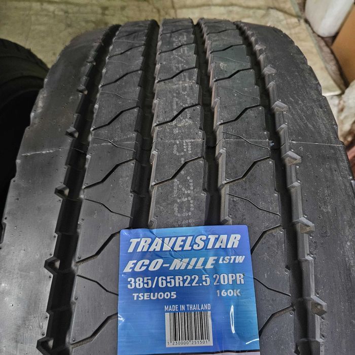 Нови тежкотоварни гуми 385/65R22.5 TravelStar Eco-Mile LSTW 160K 20PR M+S