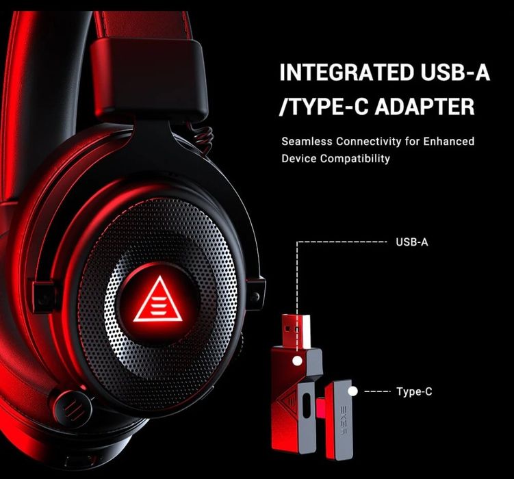 EKSA® E900 BT Безжични геймърски слушалки