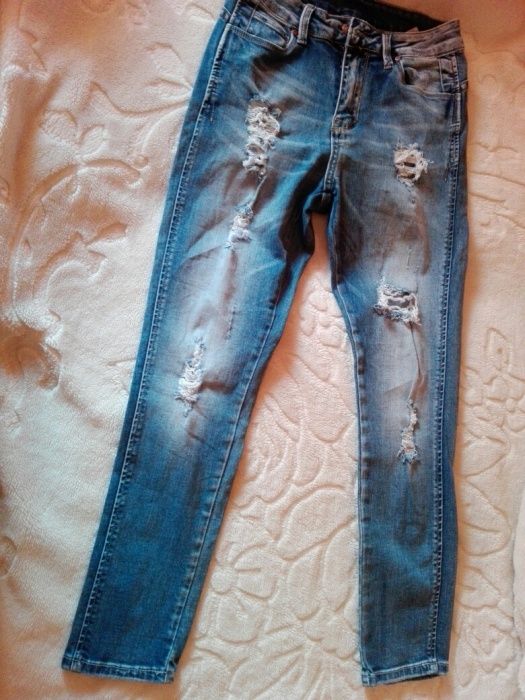 Blugi talie inalta XS, stare foarte buna