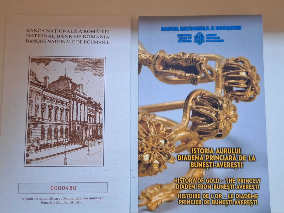 Istoria aurului 2023 - Diadema princiara Bunesti-Averesti