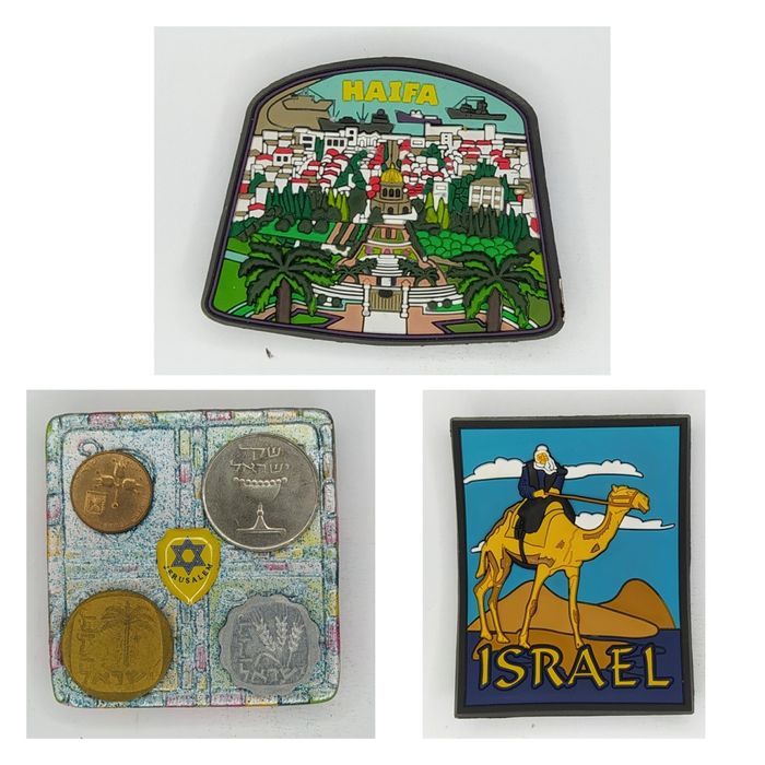 Magneti frigider Israel si Palestina, Marea Moarta, Haifa, Tel Aviv