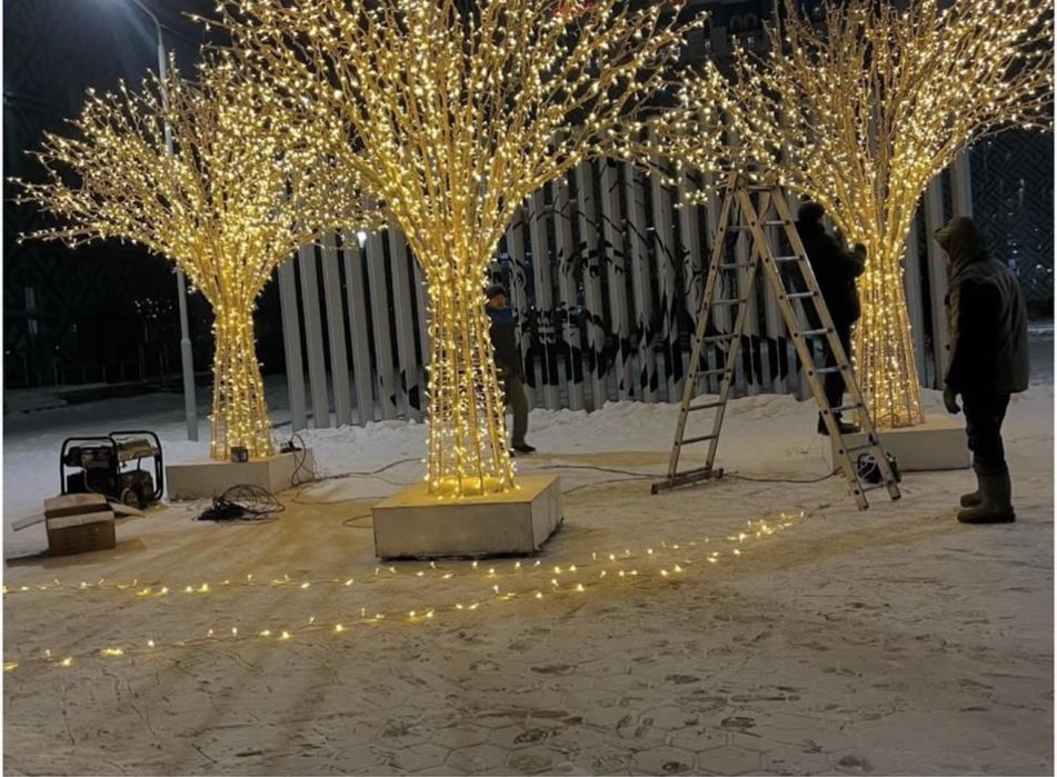 Декорации наружняя реклама