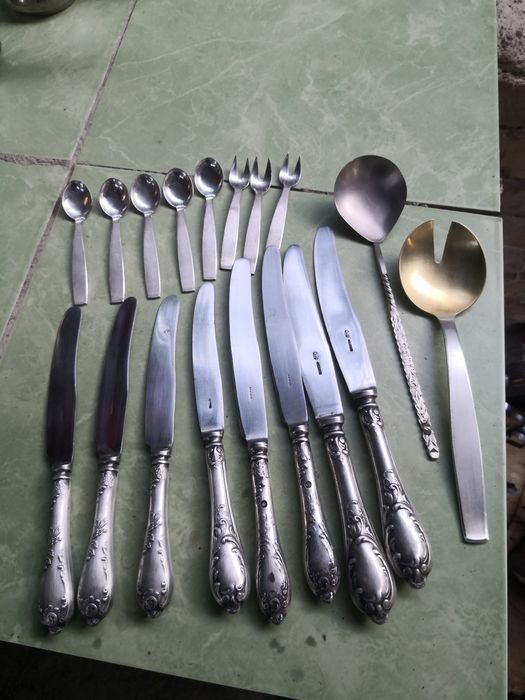 Ножы ложки мельхиор