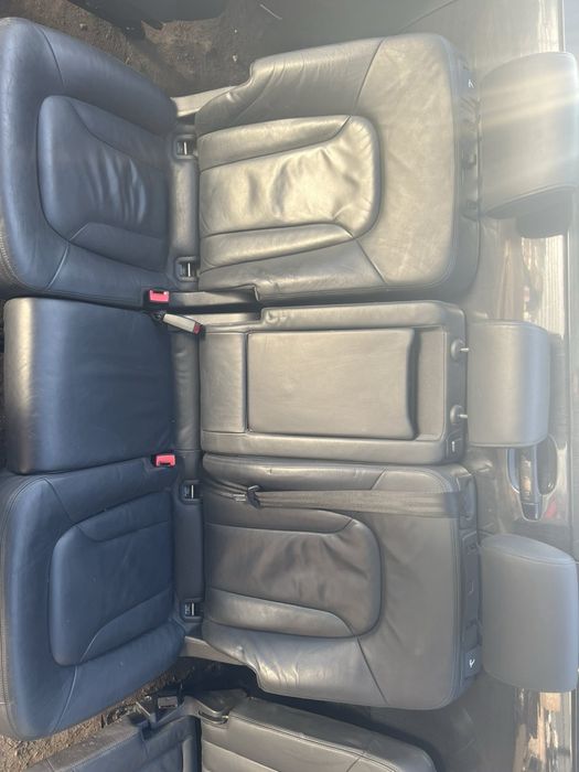 Кожен S-line салон Audi Q7 подгрев ЕЛ Седали Ауди 7месta Н181