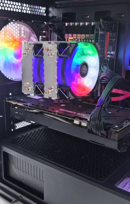 Pc Gaming i7 16gb SSD HDD GTX nvidia 8gb RGB win 11 licență office