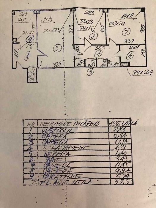 Apartament 3 camere  Obor Iancului Metrou cod 215