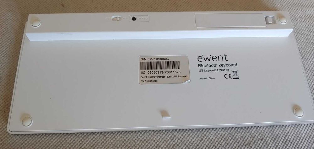 Bluetooth клавиатура Ewent EW3163, за компютри/таблети/смартфони