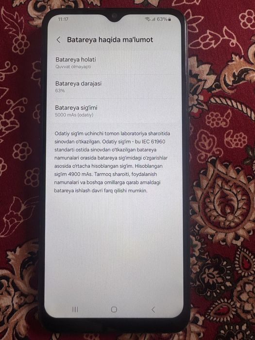 samsung 32 GB xolat yaxshi
