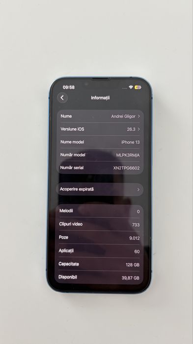 Iphone 13, 128Gb, perfect functional, stare buna