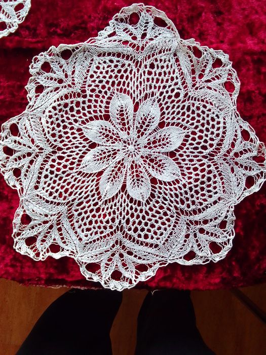 Винтажные кружевные салфетки