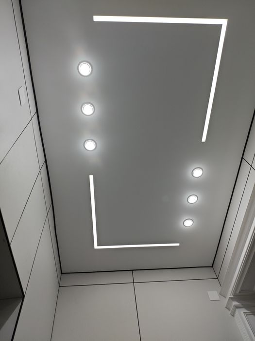 Натяжные потолки.