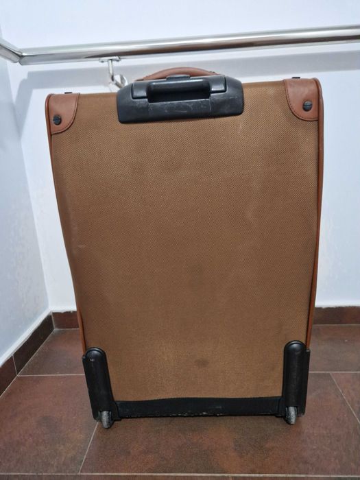 Valiza XL din textil, 2 roti