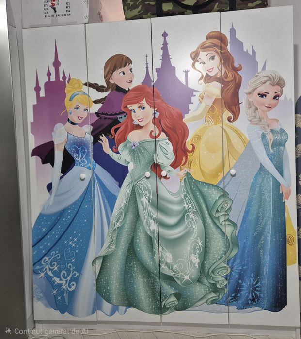 Dormitor model prințese