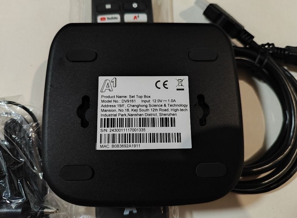 A1 Android 12 TV BOX