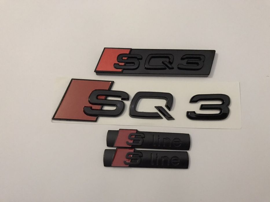 Set Embleme Audi Sq 3 NEGRU