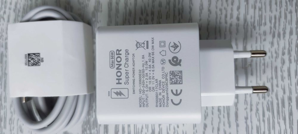 Промо!!! 35 лева !!Зарядно + кабел за honor Super Charge / хонор 66w