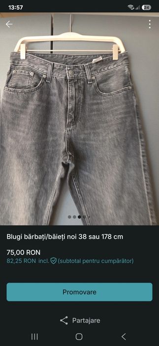 Blugi barbati 38 noi