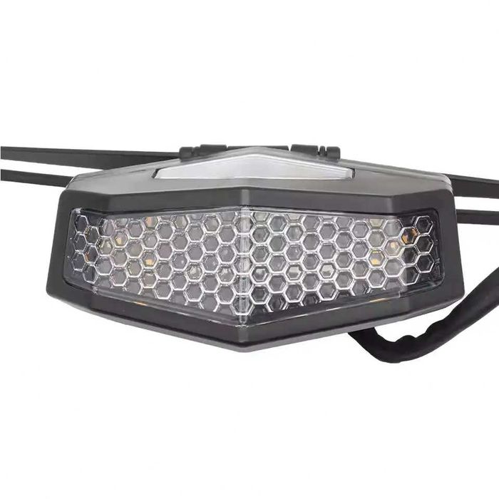 Мото стоп със стойка за номер LED