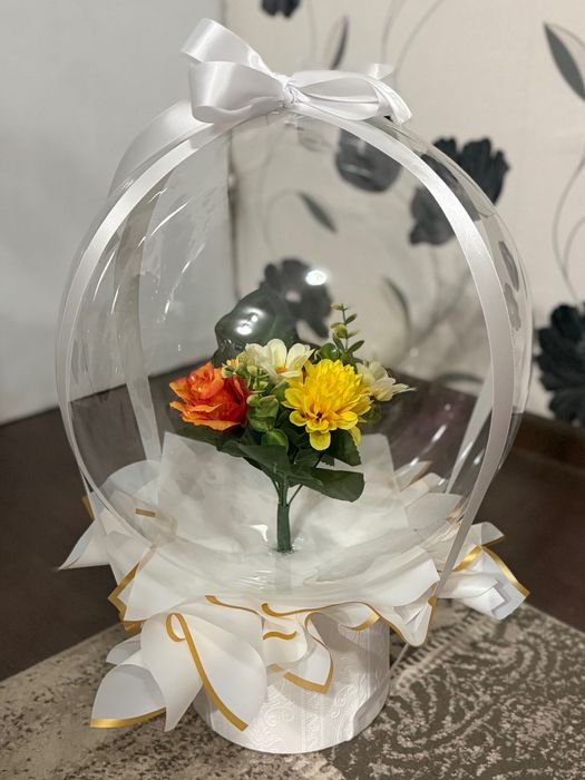Аранжировка с кристален ( Бобо) балон