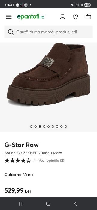 Pantofi loafers G STAR RAW 37