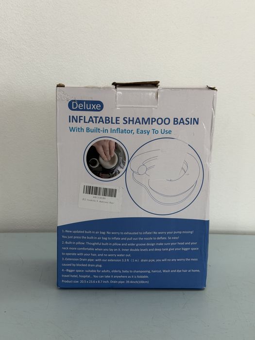 Bazin gonflabil păr