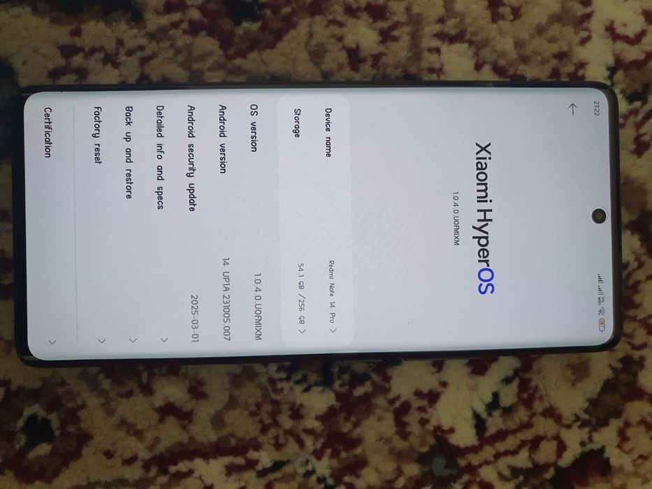Redmi note 14 pro