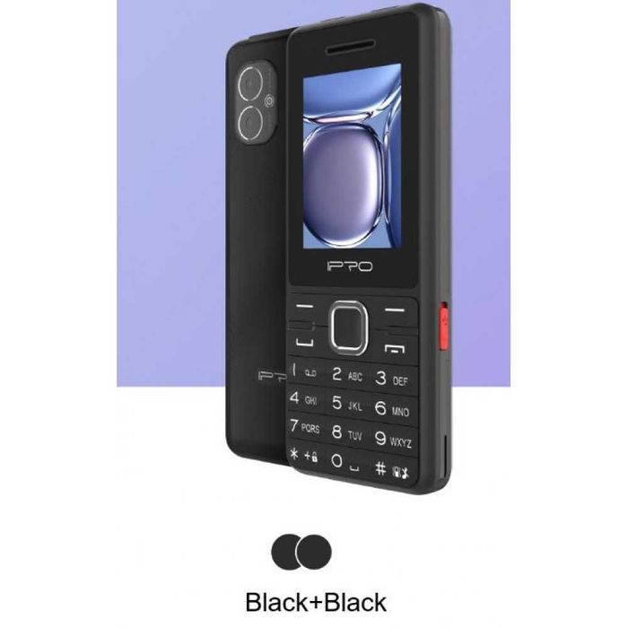 Мобилен телефон IPRO с БГ МЕНЮ, двоен фенер, 2G, 2,4”, 1800mAh, 2 SIM