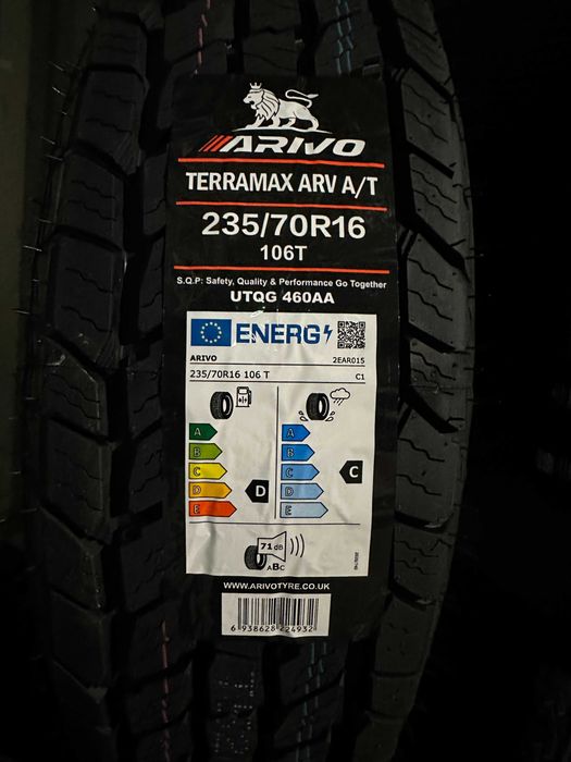 Нови джипови гуми ARIVO TERRAMAX ARV A/T 235/70R16 106T БОРД 2357016