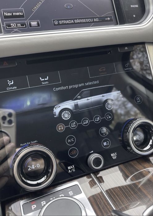 LICHIDARE STOC! Display clima retrofit cu CarPlay L405 sau L494 cu sau fara CD.
