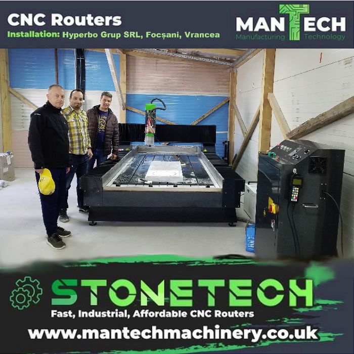Router CNC Mantech Stonetech piatra marmura granit