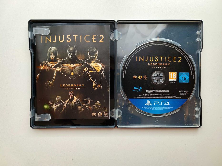 Injustice 2 Legendary Steelbook Edition за PlayStation 4/PS4/ПС4/PlayStation 5/PS5/ПС5/Плейстейшън 4/Плейстейшън 5