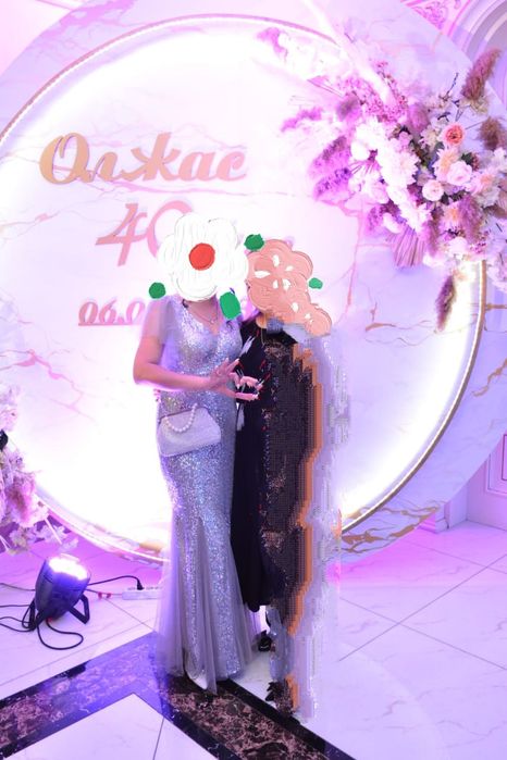 Вечерний платье с паеткамм