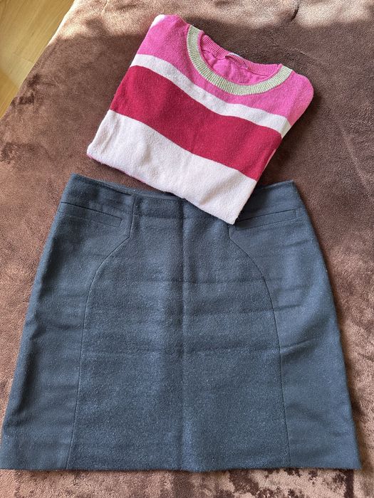 iBlues Max Mara Пуловер + подарък Max&Co черна къса пола