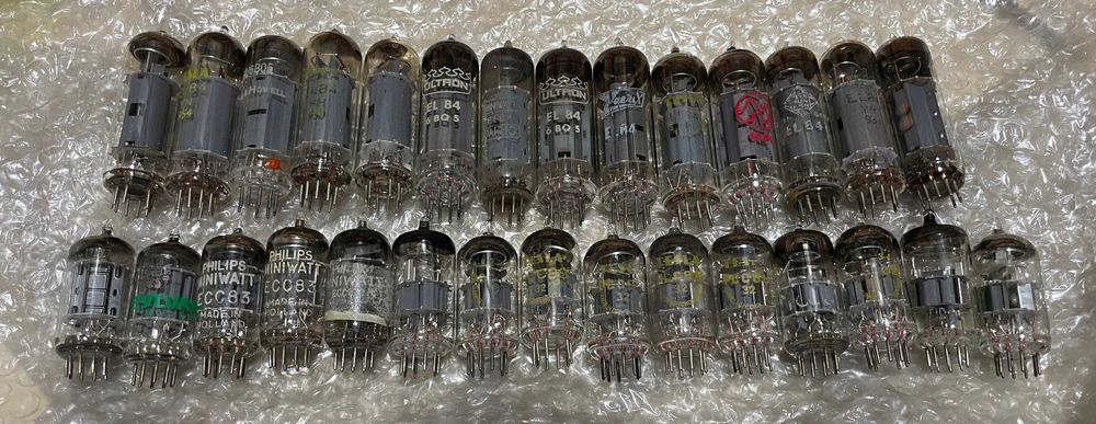 комплект 29 лампи радиолампи