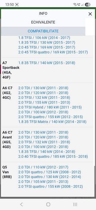 Intercooler Audi A4 B8  2.0